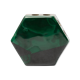 Porte-crayon en malachite et laiton (années 70)