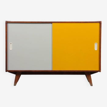 Yellow and white chest of drawers by Jiri Jiroutek, model U-452, 1960