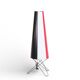 Swedish Space-Age Floor Lamp in Red, White & Black Plastic, 1950s–60s