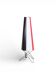 Swedish Space-Age Floor Lamp in Red, White & Black Plastic, 1950s–60s