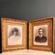 Pair of 19th century portrait photos by Pierre Grandjean