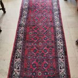 Hand-knotted wool Persian hallway rug