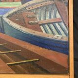 Port of Belle-Île-En-Mer, Citadel, oil on canvas