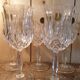 Ensemble de 9 verres à vin en cristal