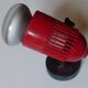 Red and black wall light Stilplast vintage Italian design 1970