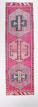 Pink Salmon Oriental Oushak Runner Rug, 96x318Cm