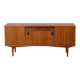 Enfilade scandinave zebrano – buffet vintage années 60