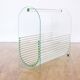 Marais International glass magazine rack
