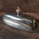 Original vintage metal butter dish