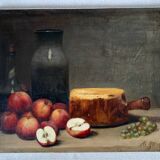 Painting - Still life with apples