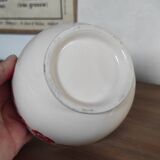 Vintage bowl with red flowers