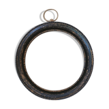 Cadre rond noir