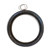 Cadre rond noir