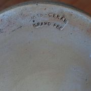 Oblong vintage ceramic vase