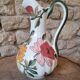 Pichet Gien "Les Grandes Fleurs" 30 June 1984 – Painted earthenware