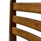 Chaise de salle à manger à trois pieds vintage rare des années 1960, chaise en chêne en forme de cœur