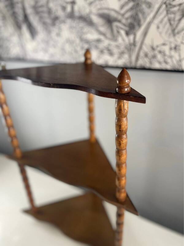 Vintage corner shelf