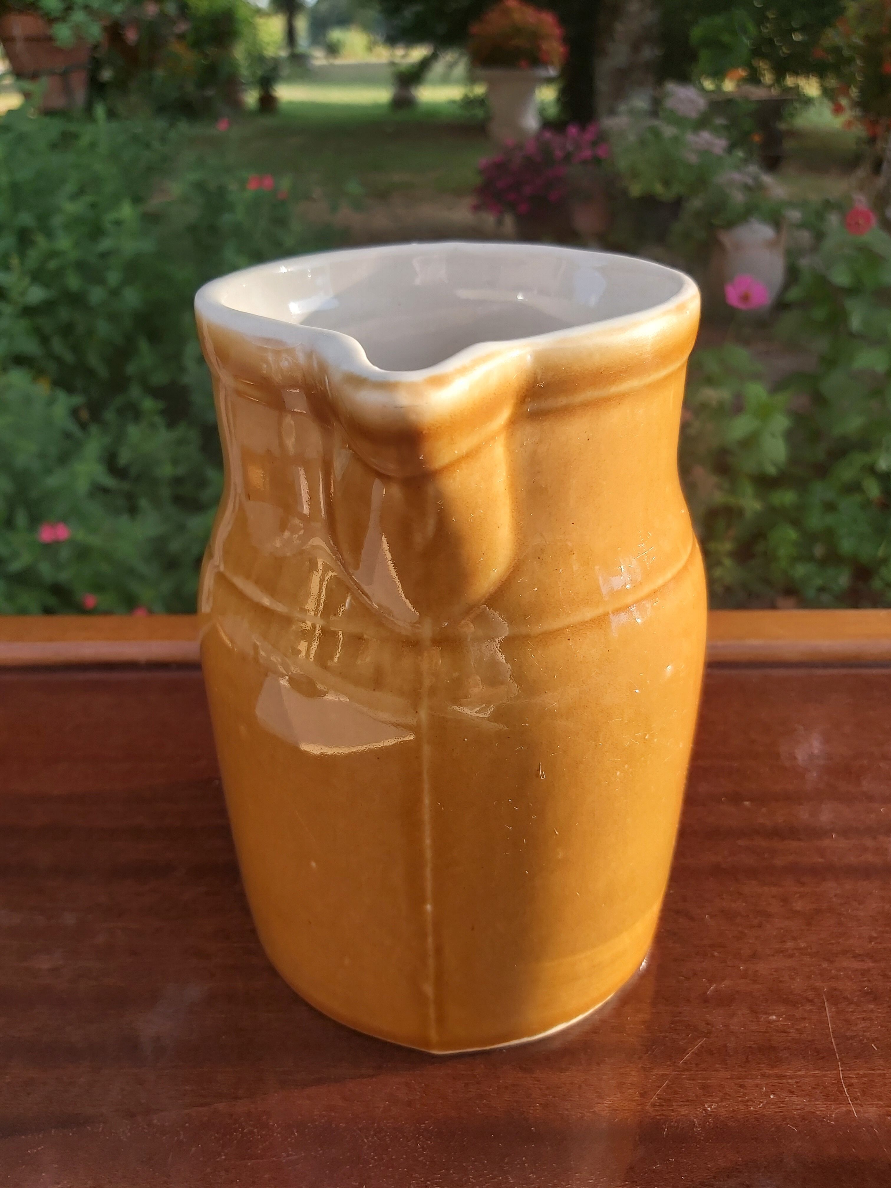 Pitcher glazed stoneware Digoin