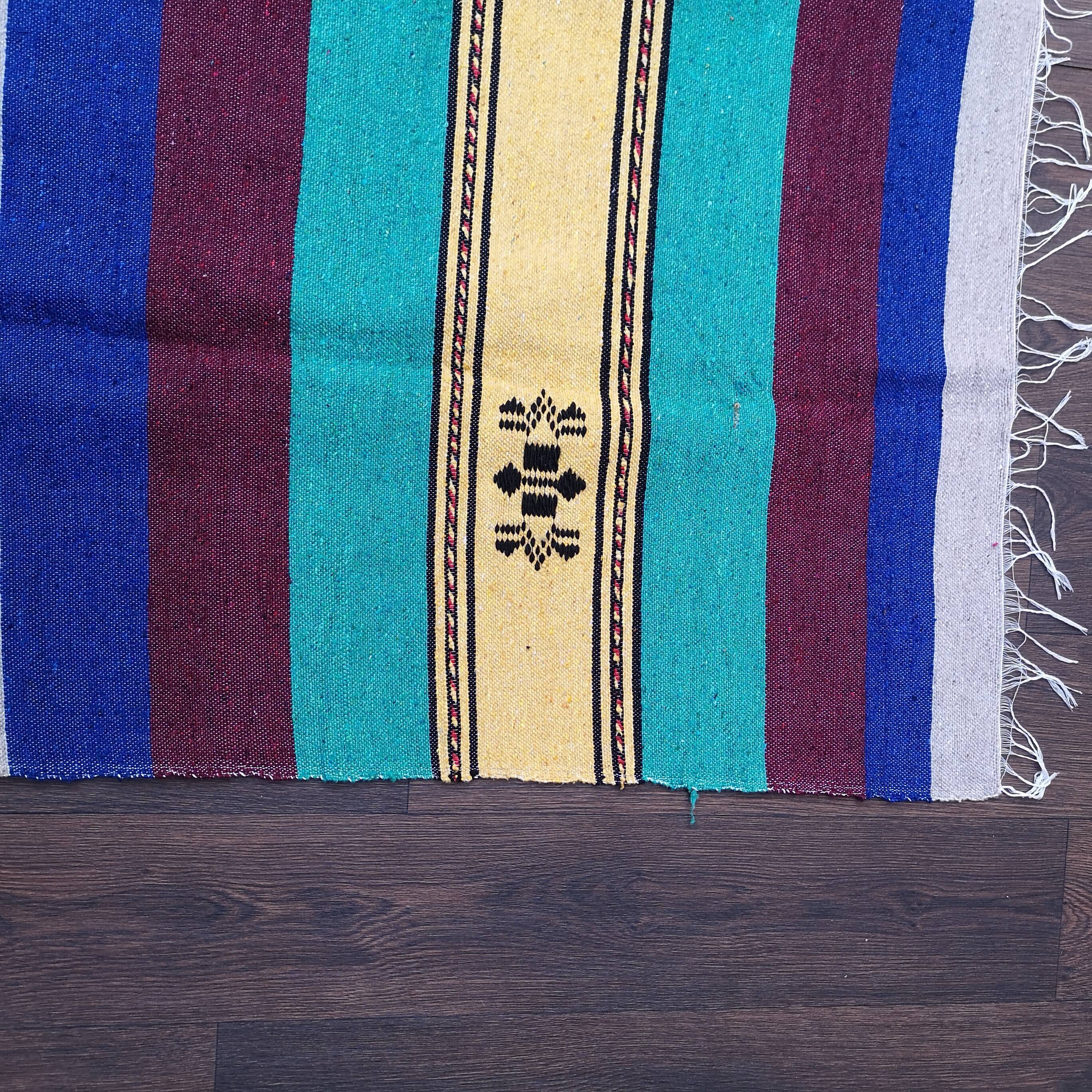 Moroccan handmade moroccan carpet multicolored 140 x 225 cm