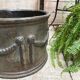 Pair of cast iron planters
