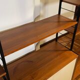 Modular vintage shelves of the 60s with box