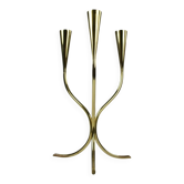 Polished Brass Candelabra by Gunnar Ander for Ystad-Metall, Sweden 1960s