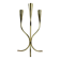 Polished Brass Candelabra by Gunnar Ander for Ystad-Metall, Sweden 1960s