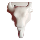 CERAMIC COAT HOOK WITH COW PATTERN