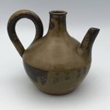 Pichet old porcelain stoneware jug vase from puisaye signed paul jeanneney