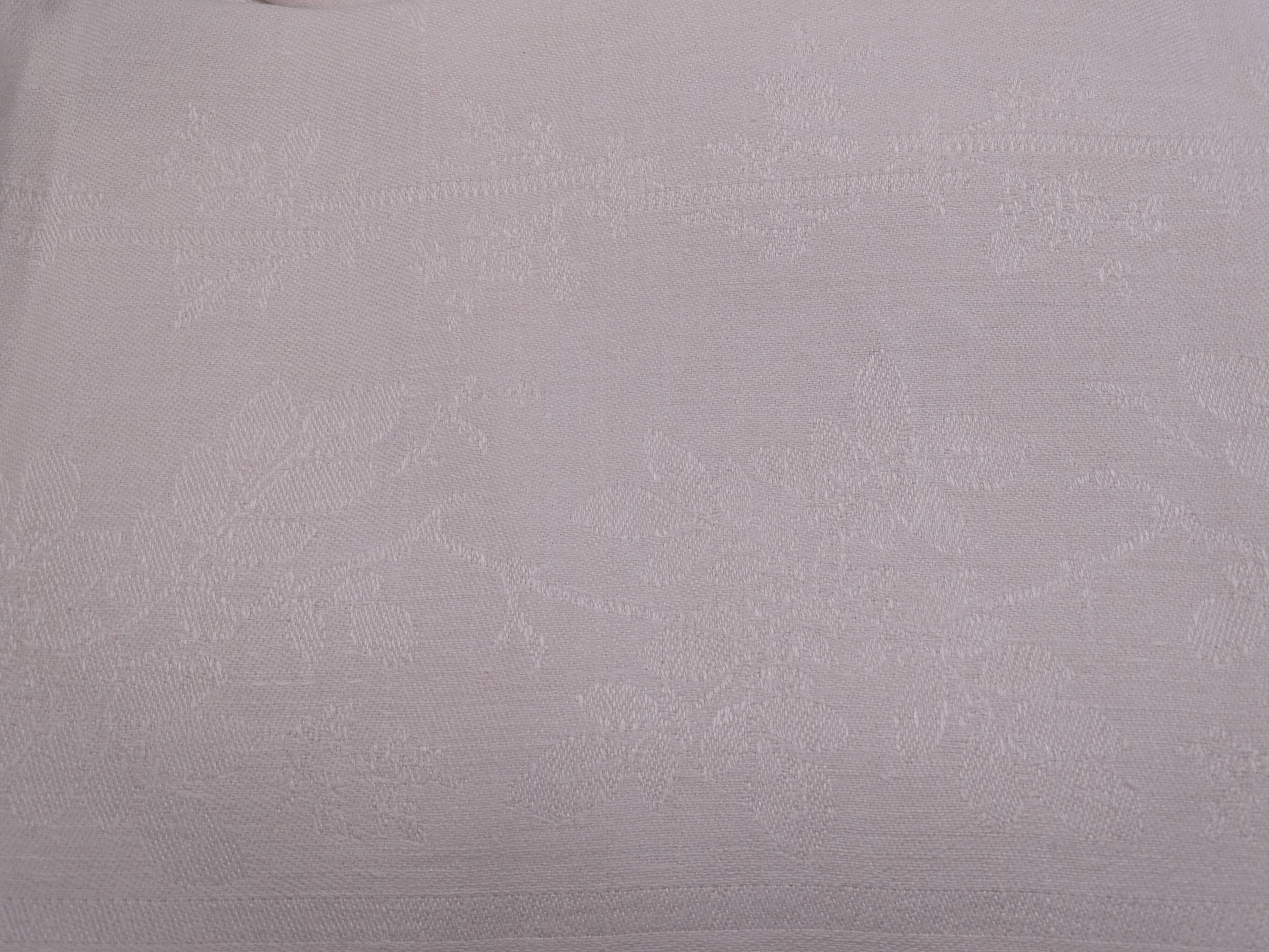 12 monogrammed cotton pad towels AL - Circa 1900