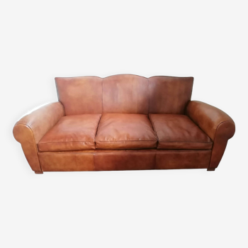 Old restored club sofa
