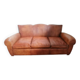 Old restored club sofa