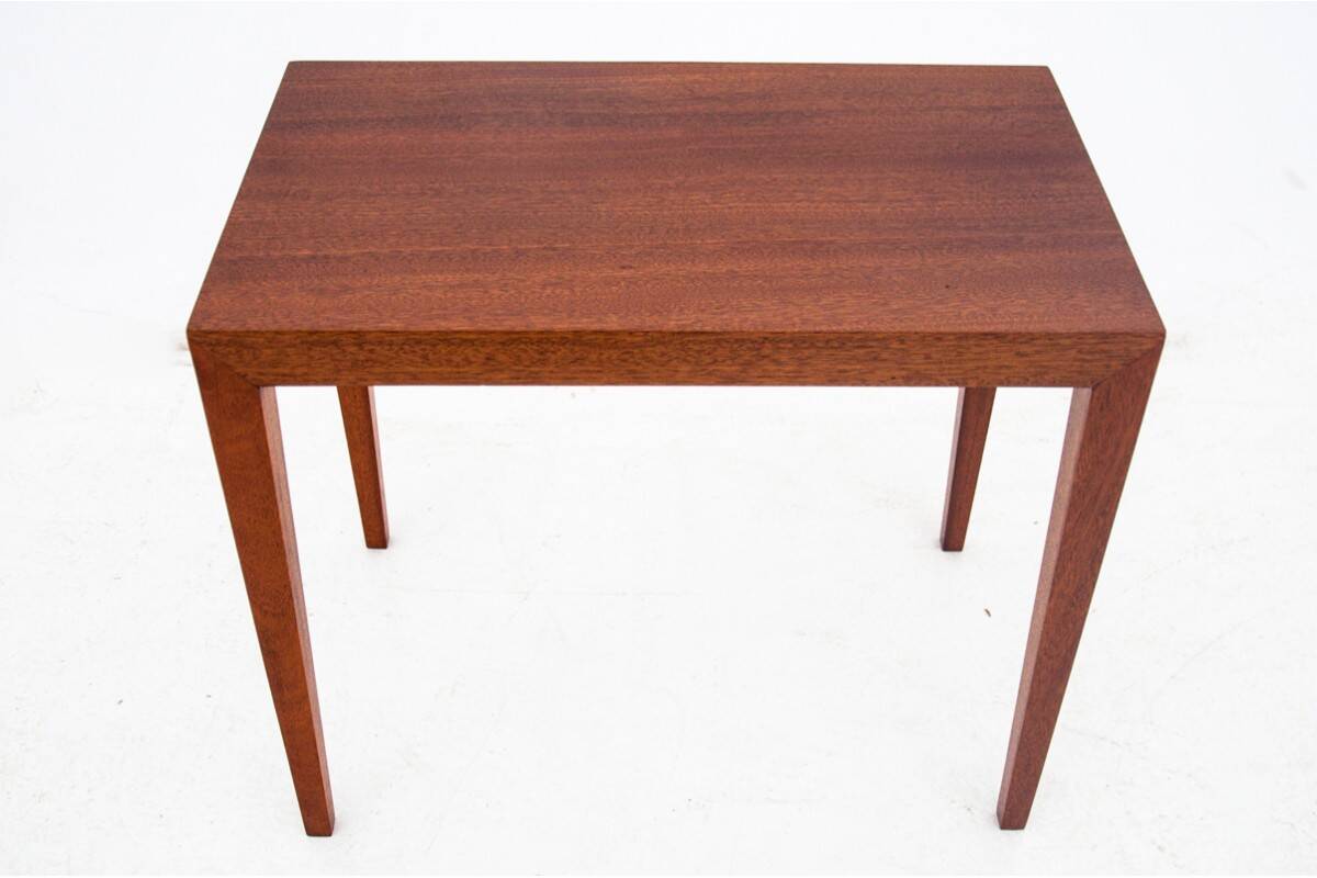 Table basse en teck, Haslev Møbelfabrik, Danemark, années 1960