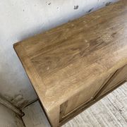 Large row of solid oak loom sliding doors