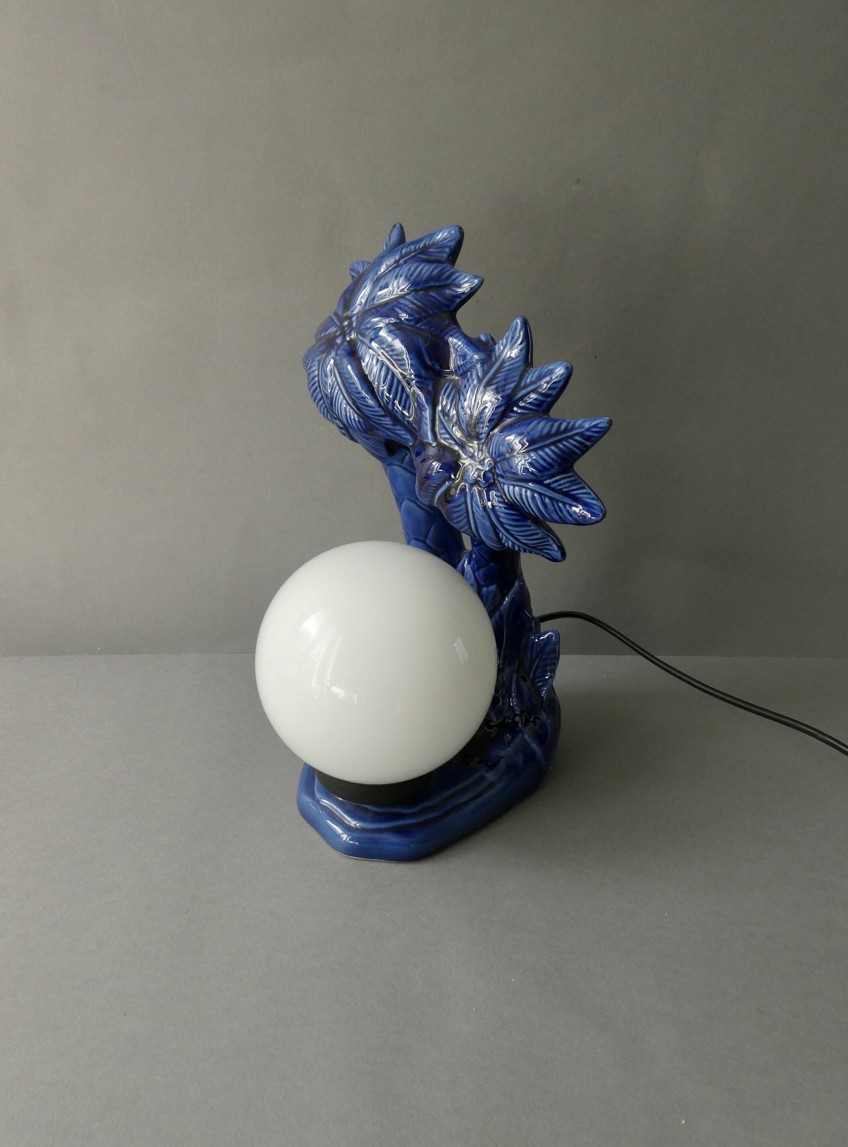 Lampe palmier maison Mathias série Los Angeles, années 80