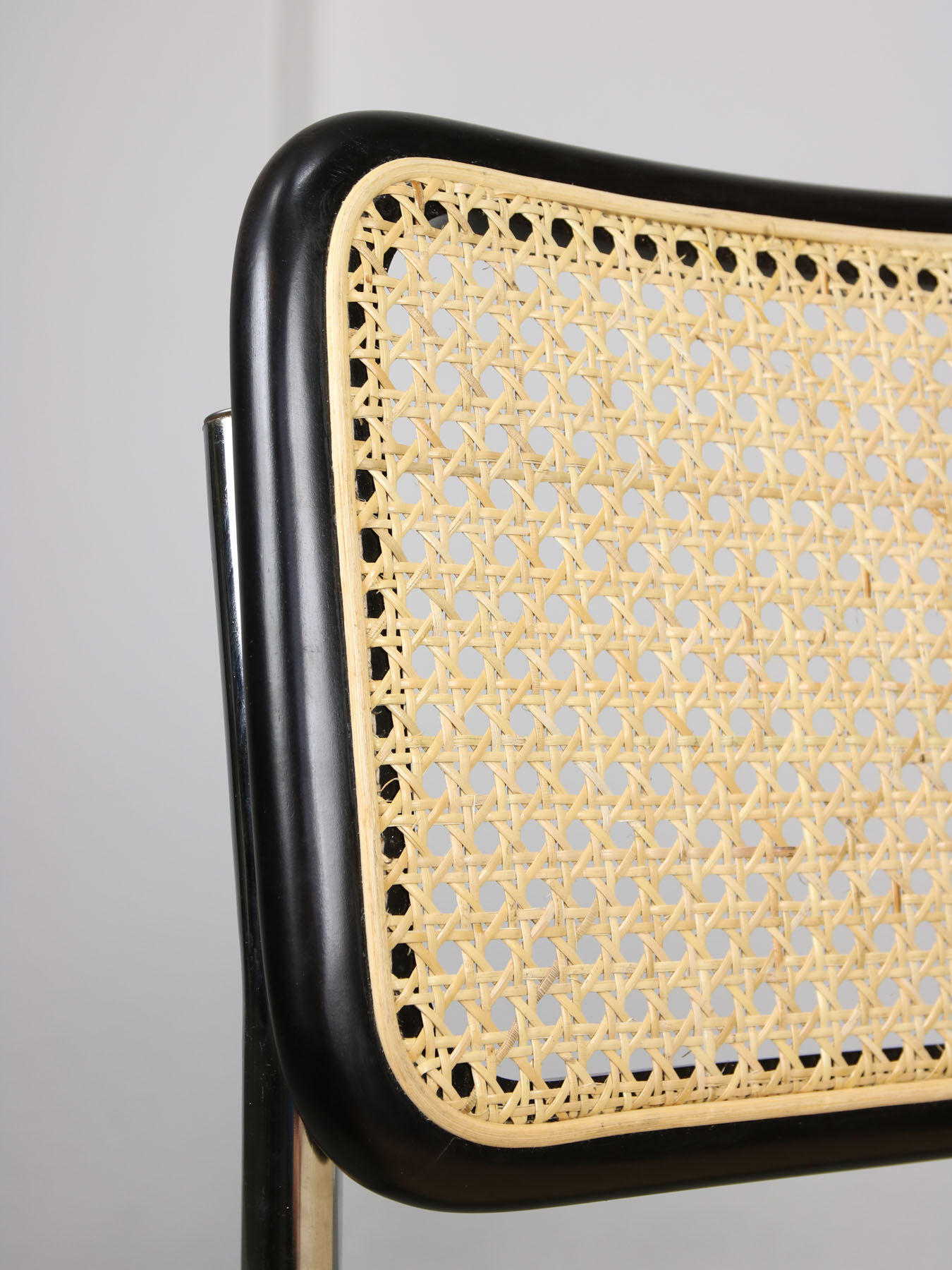 Vintage black B32 Cesca Chair by Marcel Breuer, 80s