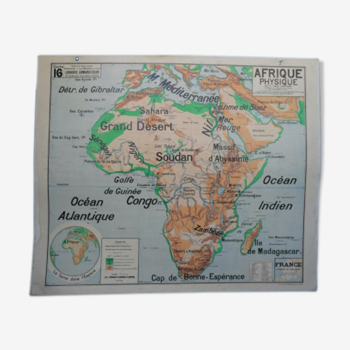 School poster Physical Africa Bruley n°16