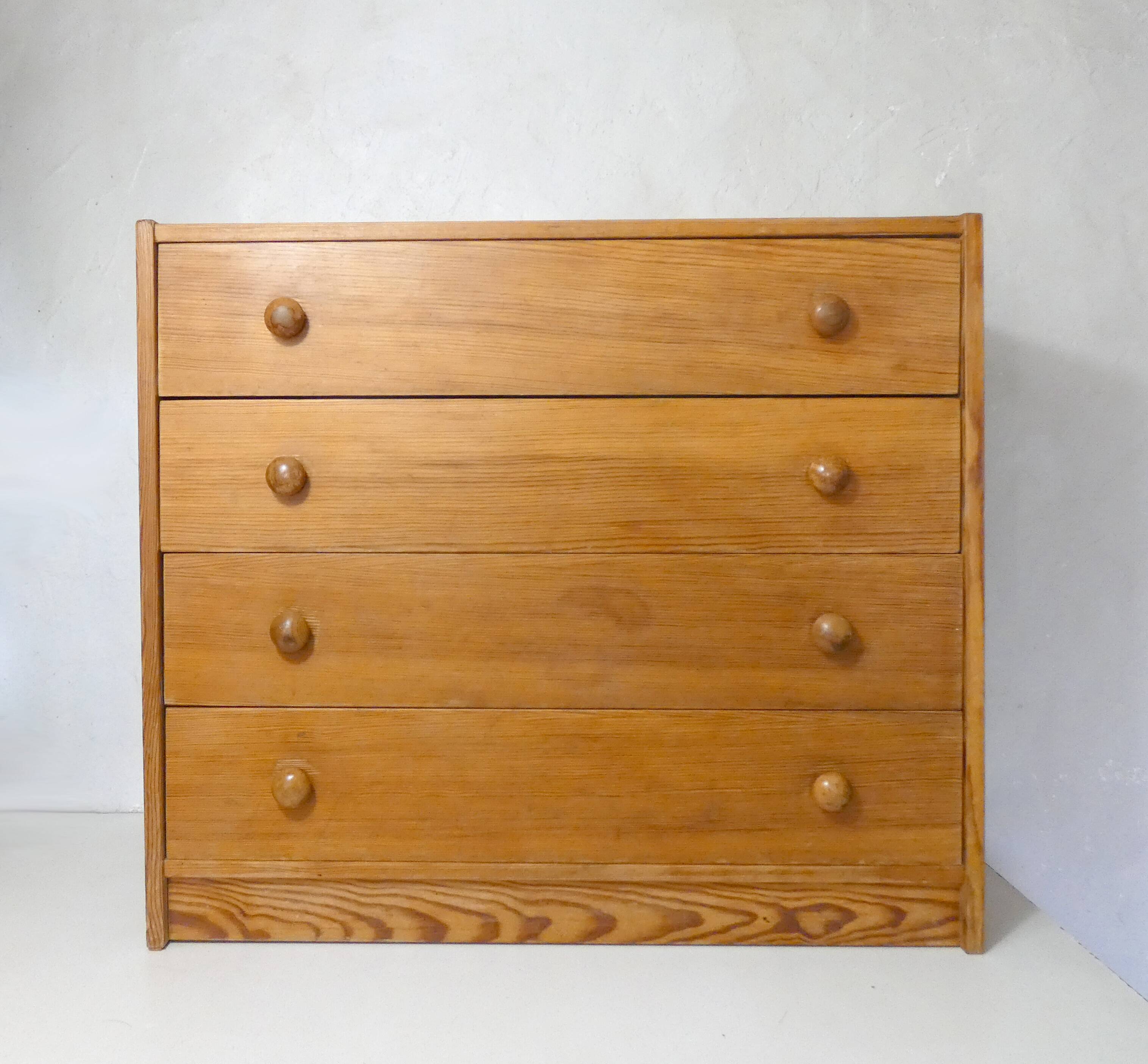 old vintage wooden chest of drawers GDR