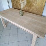 Renovated solid oak farmhouse table
