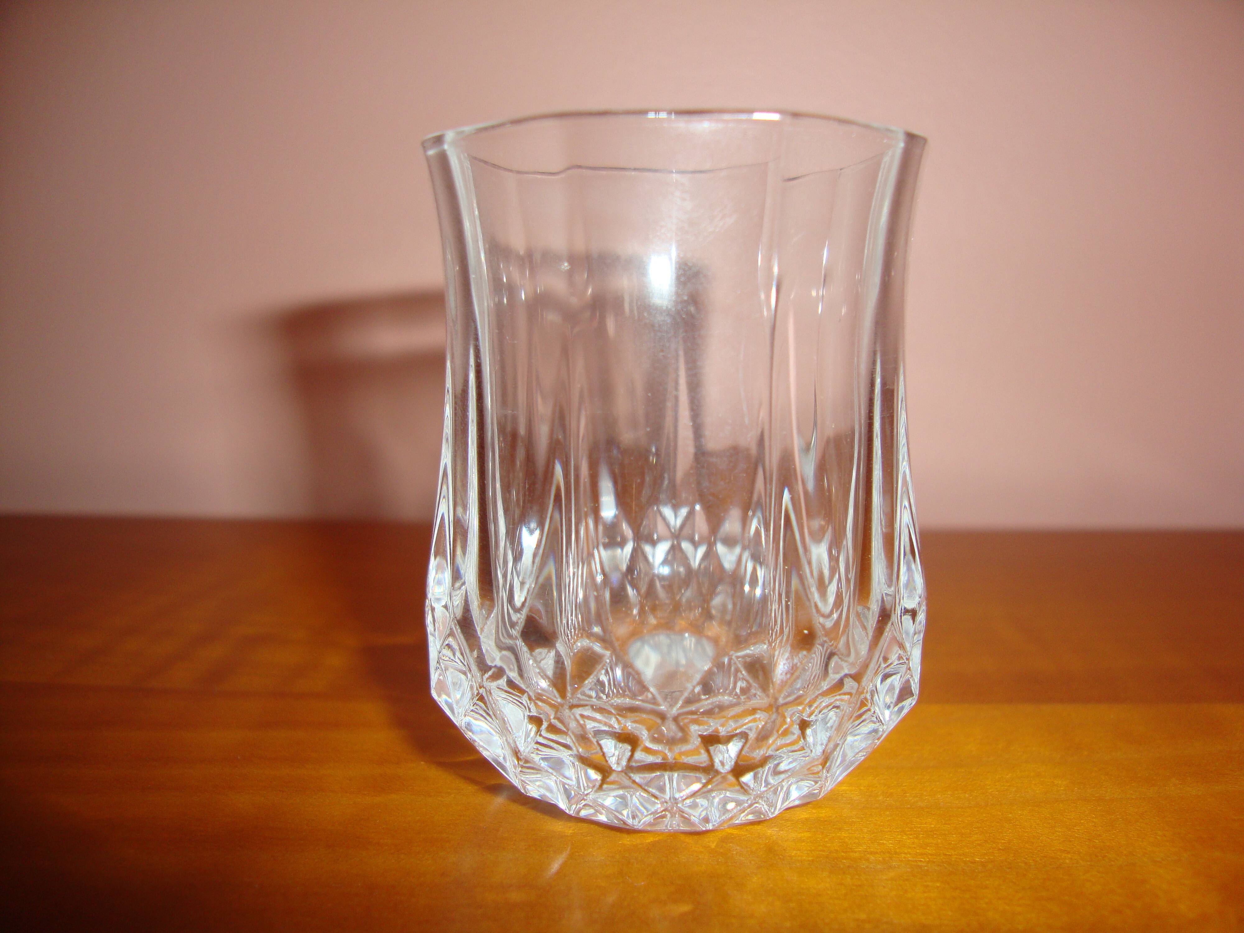 6 arques crystal digestive glasses model "longchamp"