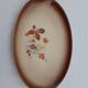 Oval dish in Earthenware of Saint Amand model Eglantine L 36 cm