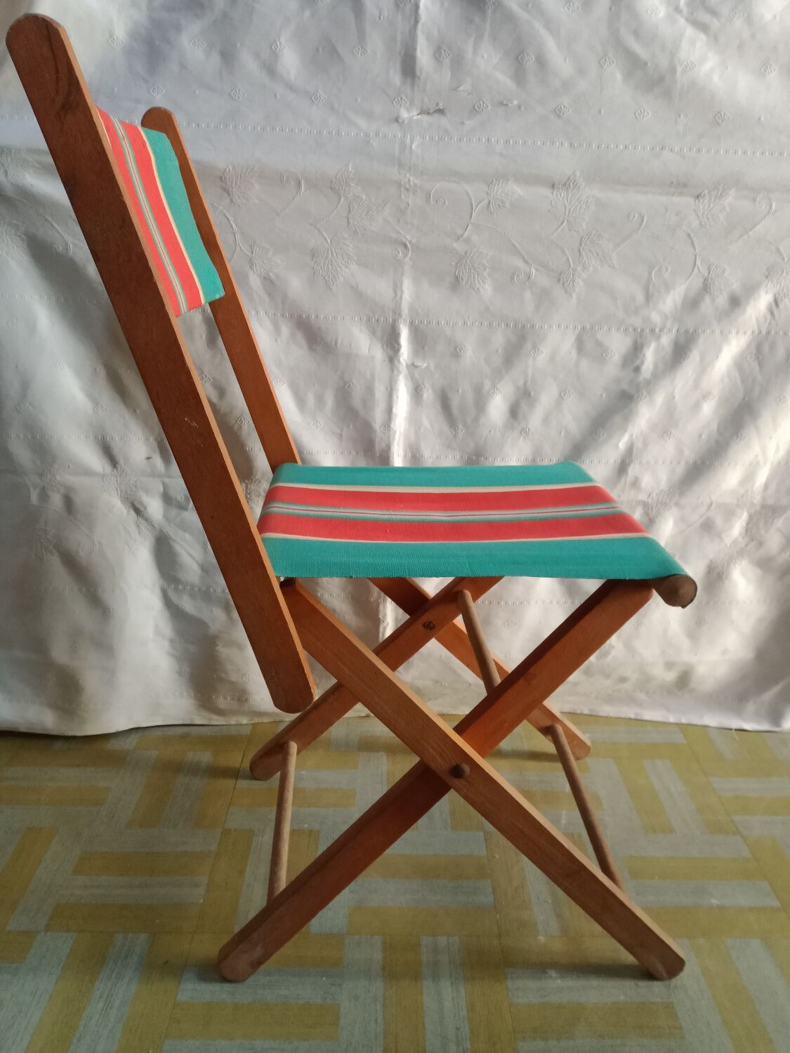 Vintage camping folding chairs
