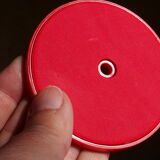 Coasters apple-shaped plastic design, vintage