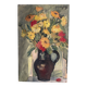 Yellow bouquet, oil on panel signed Guy de Jong.