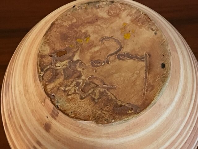 Vase accolay ceramic 1960