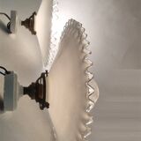 Opaline wall lights