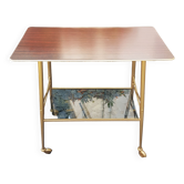 Service table with wheels