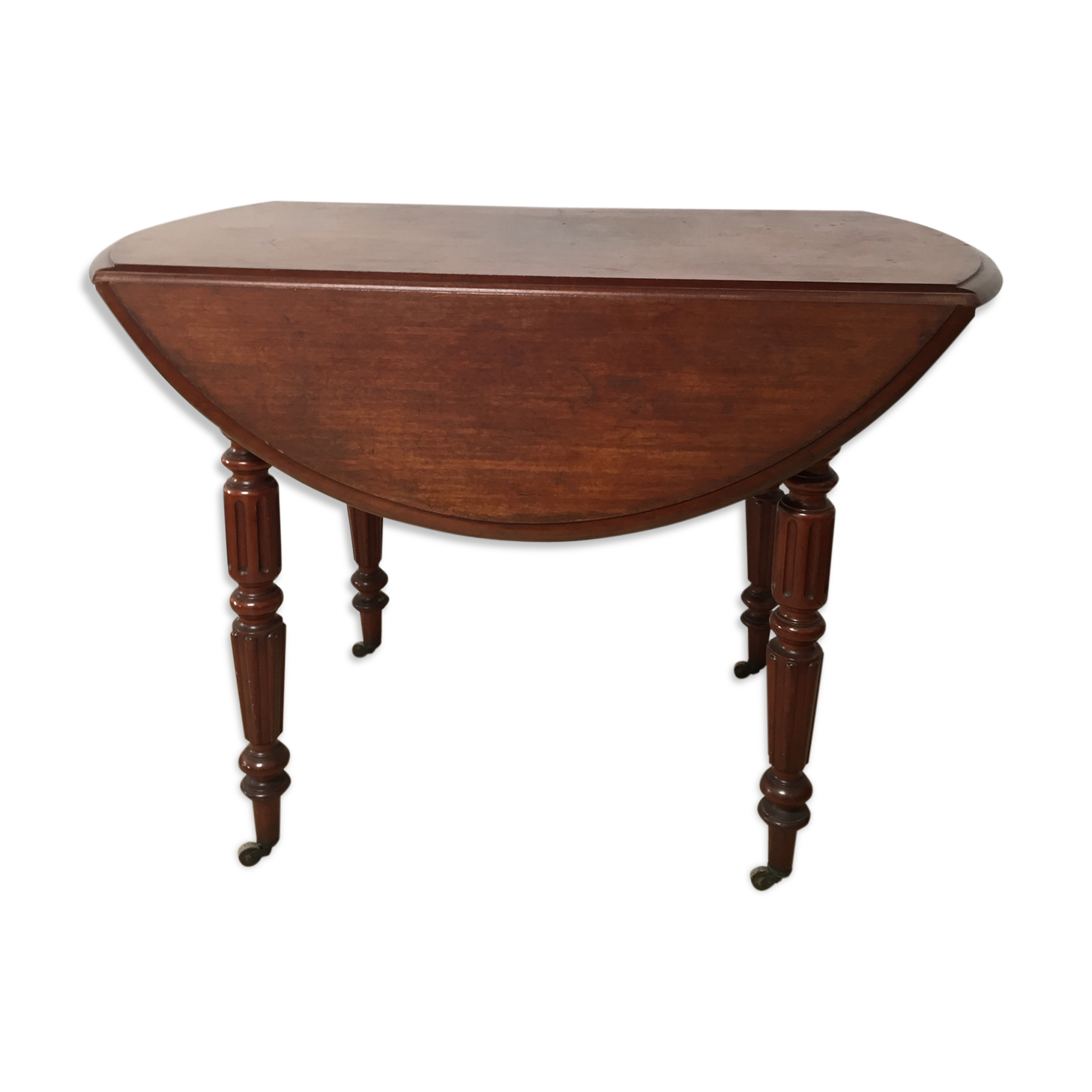 Walnut folding table 19th