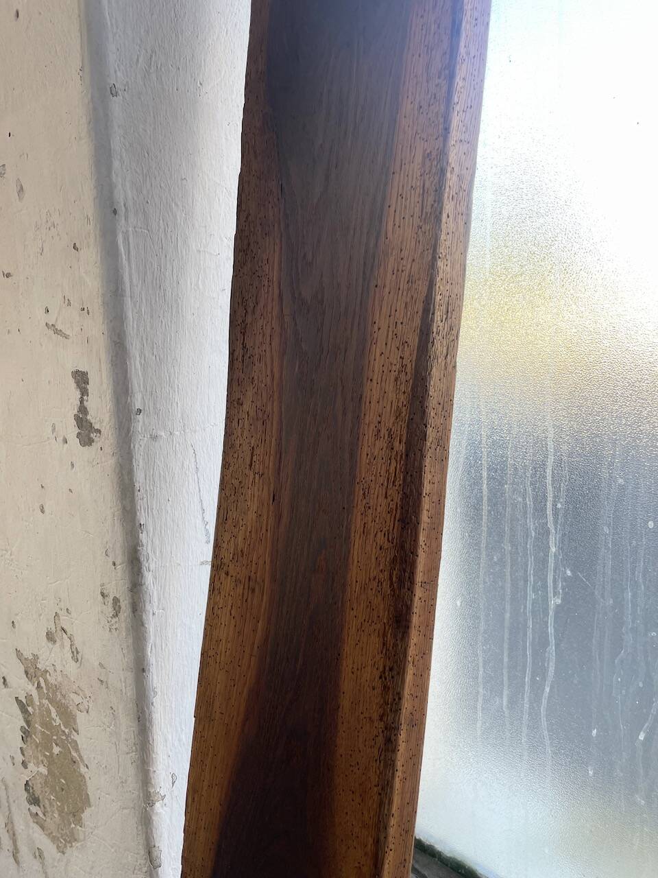 Solid oak bench 230 cm