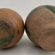 Set of 2 brissard carboys, varnished earth from the eure valley